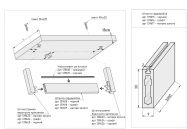 Штанга гардеробная Virno Home L=3000 графит